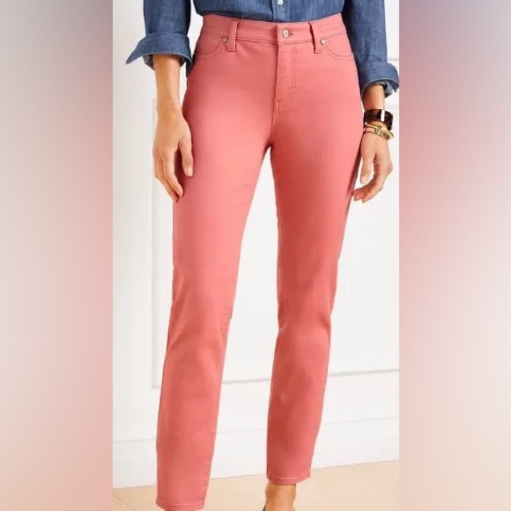 Talbots Petite Flawless Five Pocket Slim Ankle Jeans